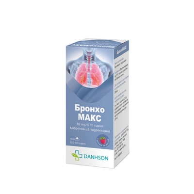 БРОНХОМАКС 30 мг. / 5 мл. сироп 120 мл. / DANHSON BRONCHOMAXX