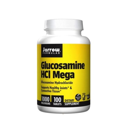 ГЛЮКОЗАМИН ХИДРОХЛОРИД МЕГА таблетки 1000 мг. 100 броя / JARROW FORMULAS GLUCOSAMINE HCI Mega