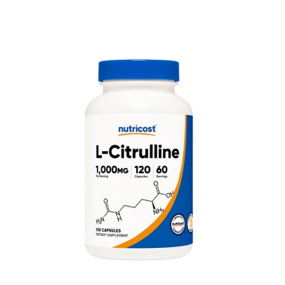 L-ЦИТРУЛИН капсули 120 броя / NUTRICOST L-CITRULINE 