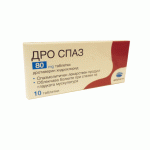ДРО СПАЗ таблетки 80 мг. 10 броя / ADIPHARM DRO SPAZ
