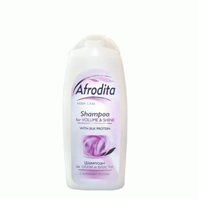 ШАМПОАН ЗА ОБЕМ И БЛЯСЪК АФРОДИТА 400 мл. / AFRODITA SHAMPOO FOR VOLUME AND SHINE