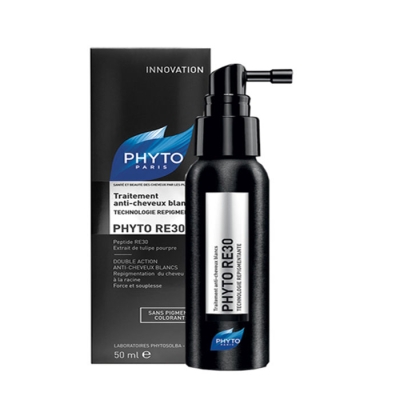 ФИТО RE30 ТЕРАПИЯ ПРОТИВ БЕЛИ КОСИ 50 мл. / PHYTO RE30 TREATMENT ANTI-GREY HAIR