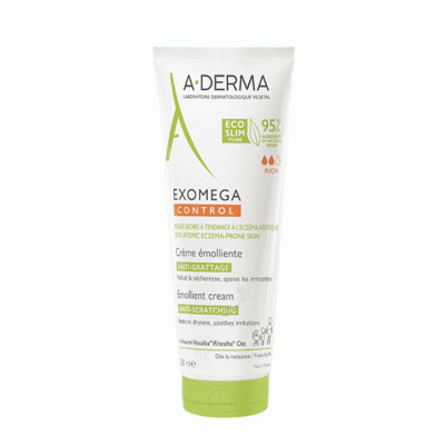 А-ДЕРМА ЕМОЛИЕНТЕН КРЕМ РИЧ 200 мл. / A-DERMA EXOMEGA CONTROL EMOLLIENT CREAM RICH