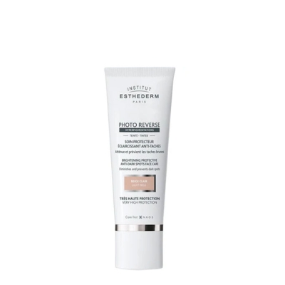 ЕСТЕДЕРМ ФОТО РЕВЪРЗ БЛОКИРАЩ КРЕМ ЗА КОЖА С ПИГМЕНТАЦИИ LIGHT BEIGE 50 мл. / ESTEDERM PHOTO REVERSE ANTI-DARK SPOTS FACE CARE LIGHT BEIGE