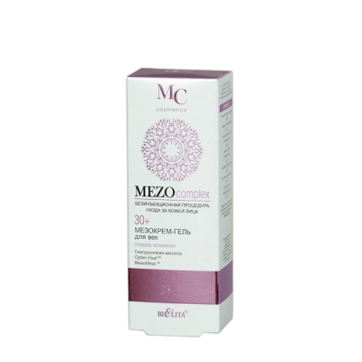 КРЕМ-ГЕЛ МЕЗО КОМПЛЕКС ЗА КЛЕПАЧИ 30+ 30 мл. / BELITA MEZO COMPLEX EYE CREAM - GEL 30+