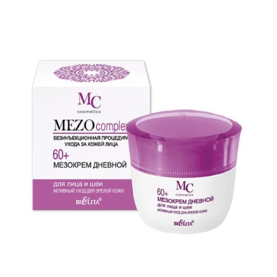ДНЕВЕН КРЕМ МЕЗО КОМПЛЕКС ЗА ЛИЦЕ 60+ 50 мл. / BELITA MEZO COMPLEX DAY FACE CREAM 60+