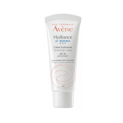 АВЕН ХИДРАНС БОГАТ ХИДРАТИРАЩ КРЕМ SPF 30 40 мл. / AVENE HYDRANCE UV RICH HYDRATING CREAM SPF 30 40 ml.