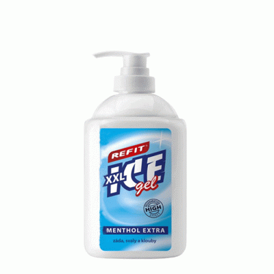 АЙС ГЕЛ XXL МЕНТОЛ ЕКСТРА С ПОМПА РЕФИТ 500 мл. / REFIT ICE GEL XXL MENTHOL EXTRA