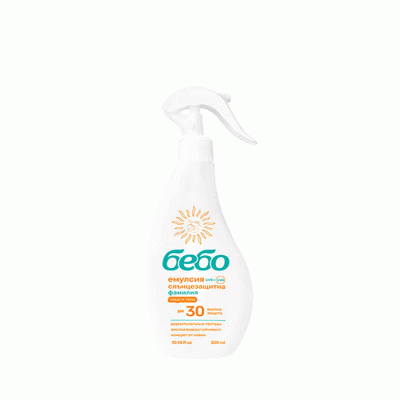 СЛЪНЦЕЗАЩИТНА ЕМУЛСИЯ ФАМИЛИЯ SPF 30 БЕБО 300 мл. / BEBO SUNPROTECT EMULSION SPF 30