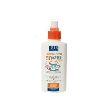 УВЕБЛОК 50+ СЛЪНЦЕЗАЩИТЕН СПРЕЙ ЗА ДЕЦА 150 мл. / ISISPHARMA UVEBLOCK 50+ KIDS spray