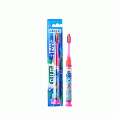 ЧЕТКА ЗА ЗЪБИ ГЪМ ДЖУНИЪР ЛАЙТ ЪП 6+ години / GUM JUNIOR TIMER LIGHT TOOTHBRUSH