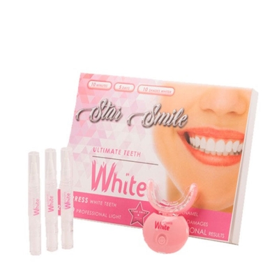 КОМПЛЕКТ ЗА ИЗБЕЛВАНЕ НА ЗЪБИ УЛТИМАТ УАЙТ 20 LED LIGHT СТАР СМАЙЛ / STAR SMILE ULTIMATE WHITE 20 LED LIGHT STAR KIT