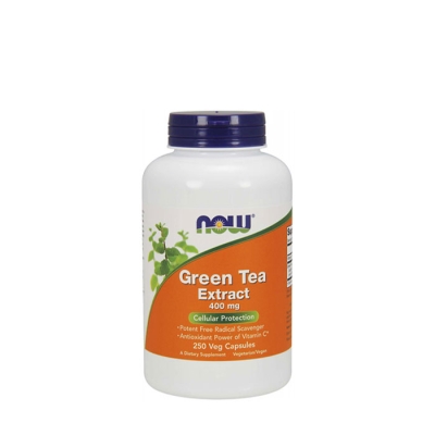 НАУ ФУДС ЗЕЛЕН ЧАЙ ЕКСТРАКТ капсули 400 мг. 250 броя / NOW FOODS GREEN TEA EXTRACT
