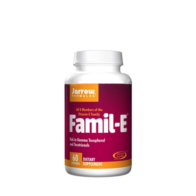 ФАМИЛ - Е КОМПЛЕКС ОТ ТОКОФЕРОЛИ капсули 60 броя / JARROW FORMULAS FAMIL - E