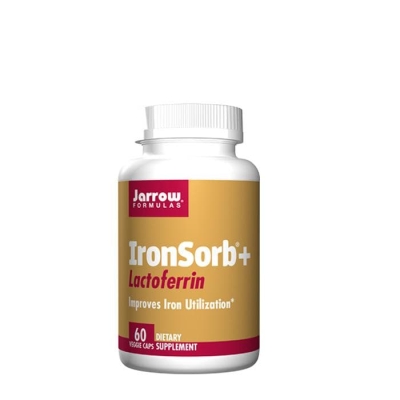 ЖЕЛЕЗЕН КОМПЛЕКС + ЛАКТОФЕРИН капсули 60 броя / JARROW FORMULAS IRONSORB AND LACTOFERRIN