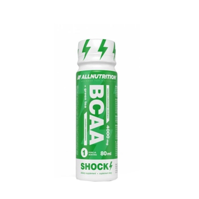 BCAA+ЗЕЛЕН ЧАЙ ШОК ОЛ НУТРИШЪН 80 мл. 12 броя / ALL NUTRITION BCAA+GREEN TEA SHOCK