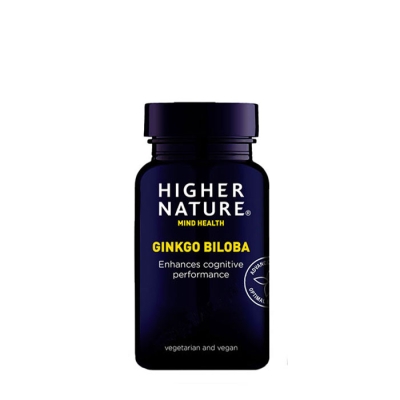 ГИНКО БИЛОБА ХАЙЪР НЕЙЧЪР таблетки 120 мг. 90 броя / HIGHER NATURE GINKGO BILOBA tablets
