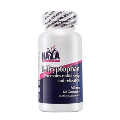 ХАЯ ЛАБС L-ТРИПТОФАН капсули 500 мг. 60 броя / HAYA LABS L-TRYPTOPHAN