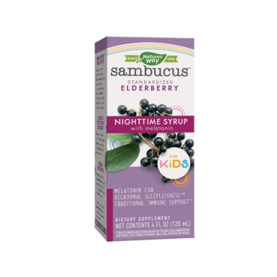 САМБУКУС ЗА ДЕЦА НАЙТ ТАЙМ сироп 120 мл. / NATURES WAY SAMBUCUS KIDS NIGHT TIME syrup 120 ml.