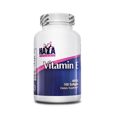 ХАЯ ЛАБС НАТУРАЛЕН ВИТАМИН Е дражета 400 IU 100 броя / HAYA LABS VITAMIN E
