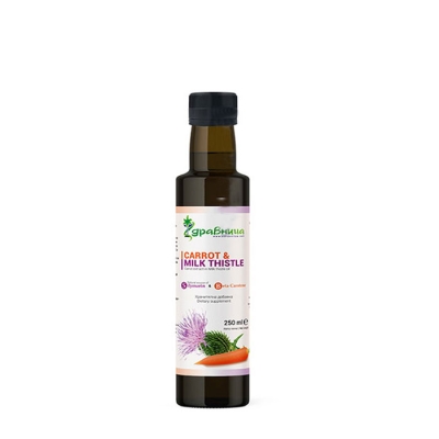ЗДРАВНИЦА МАСЛО ОТ МОРКОВ И БЯЛ ТРЪН 250 мл. / ZDRAVNITZA CARROT OIL AND WHITE THORN