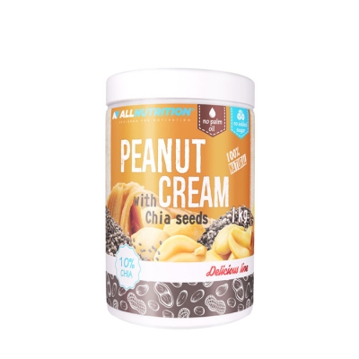 ФЪСТЪЧЕН КРЕМ С ЧИА ОЛ НУТРИШЪН 1 кг. / ALL NUTRITION PEANUT CREAM WITH CHIA SEEDS