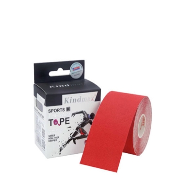 КИНДМАКС КИНЕЗИО ЛЕНТА ЧЕРВЕНА 5 см. х 5 м. 1 брой / KINDMAX SPORT THERAPY TAPE RED