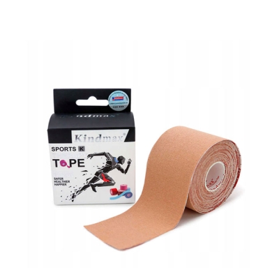 КИНДМАКС КИНЕЗИО ЛЕНТА БЕЖОВА 7,5 см х 5 м. 1 брой / KINDMAX SPORTS THERAPY TAPE BEIGE