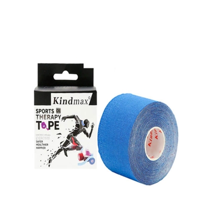 КИНДМАКС КИНЕЗИО ЛЕНТА СИНЯ 5 см. х 5 м. 1 брой / KINDMAX SPORT THERAPY TAPE BLUE