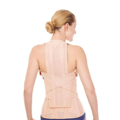 ЕЛАСТИЧЕН ДОРЗОЛУМБАЛЕН КОРСЕТ С РЕГУЛИРУЕМА ВИСОЧИНА 140 / VARITEKS ELASTIC DORSOLOMBER CORSET 140
