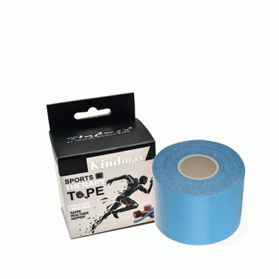 КИНДМАКС КИНЕЗИО ЛЕНТА СВЕТЛО СИН 7,5 см. х 5 м. 1 брой / KINDMAX FACE TAPE LIGHT BLUE