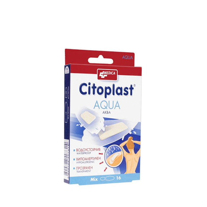 ЦИТОПЛАСТ АКВА 2 размера 16 броя / MEDICA CITOPLAST AQUA | Drugstore BG