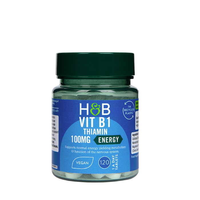 ВИТАМИН B1 ТИАМИН таблетки 100 мг. 120 броя / HOLLAND & BARRETT VITAMIN ...
