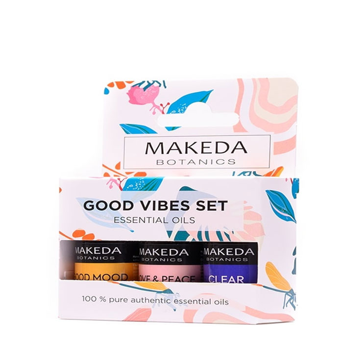 КОМПЛЕКТ ЗА АРОМАТЕРАПИЯ GOOD VIBES SET МАКЕДА БОТАНИКС / MAKEDA ...
