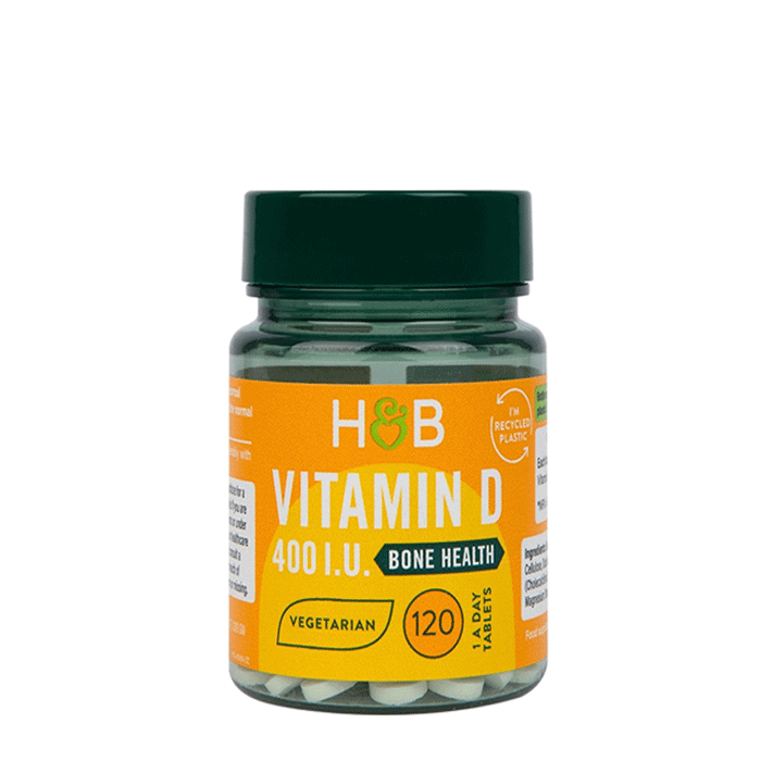 ВИТАМИН D3 таблетки 10 мкг. / 400 IU 120 броя / HOLLAND & BARRETT ...