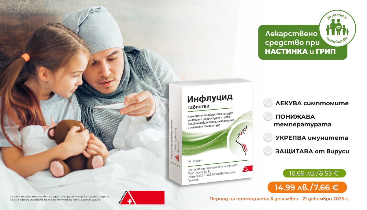 ИНФЛУЦИД таблeтки 40 броя