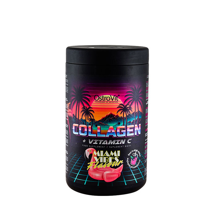 ОСТРОВИТ КОЛАГЕН + ВИТАМИН C вкус МАЯМИ ВАЙБС 400 г / OSTROVIT COLLAGEN ...