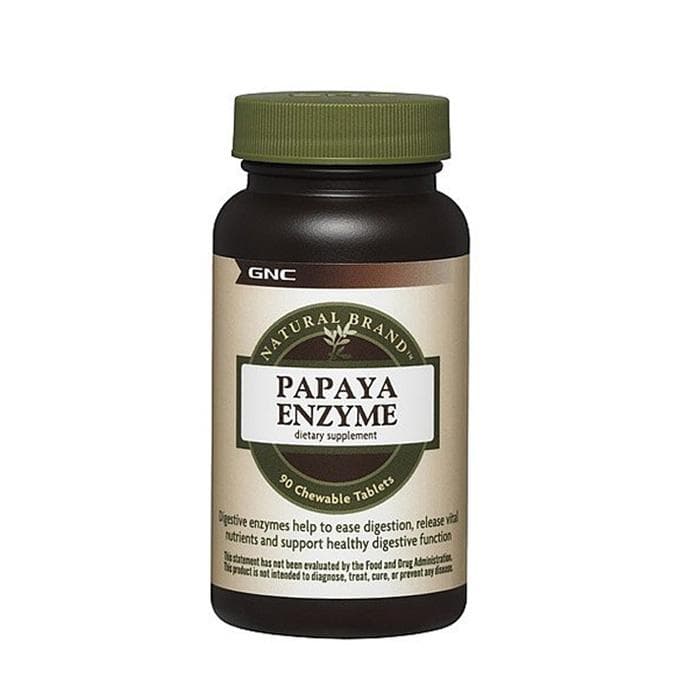 ПАПАЯ ЕНЗИМИ дъвчащи таблетки 90 броя / GNC PAPAYA ENZYME Drugstore BG