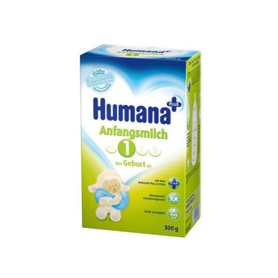ХУМАНА 1 АДАПТИРАНО МЛЯКО ЗА КЪРМАЧЕТА 300 гр. / HUMANA 1 ANFAGSMILCH