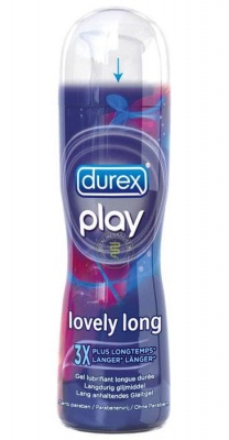 ЛУБРИКАНТ ДЮРЕКС LOVELY LONG 50 мл. / DUREX PLAY