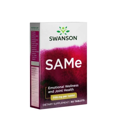 СУОНСЪН САМ-Е таблетки 200 мг. 60 броя / SWANSON SAME