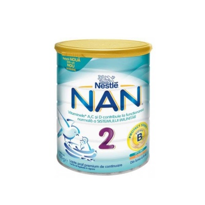 НЕСТЛЕ НАН 2 6+ месеца 400 грама / NESTLE NAN 2 400 gr.
