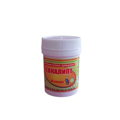 МАСЛО ОТ ЕВКАЛИПТ капсули 7 мг. 60 броя / PHYTOPHARMA EUCALYPTUS