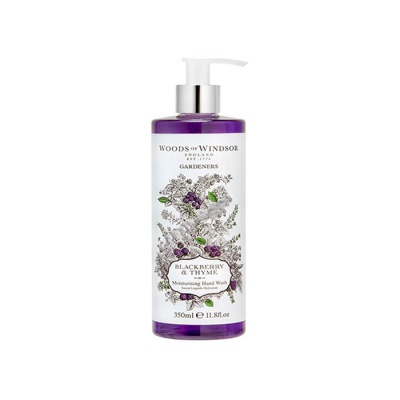 АРОМАТЕН ОВЛАЖНЯВАЩ ТЕЧЕН САПУН С КЪПИНА И МАЩЕРКА 350 мл. / WOODS OF WINDSOR BLACKBERRY & THYME MOISTURISING HAND WASH