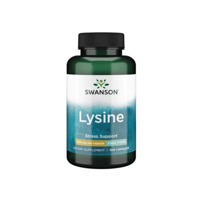 СУОНСЪН L-ЛИЗИН капсули 500 мг. 100 броя / SWANSON L-LYSINE
