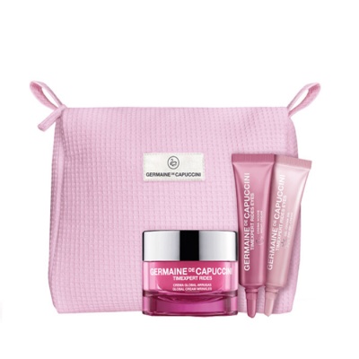 КОМПЛЕКТ АНТИ-ЕЙДЖ ЗА СУХА КОЖА / GERMAINE DE CAPUCCINI ANTI - AGE SET DRY SKIN + COSMETIC BAG