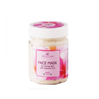 МАСКА ЗА ЛИЦЕ С ВИТАМИНИ А+Е  ЗА НОРМАЛНА КОЖА 200 мл. / HRISTINA FACE MASK FOR NORMAL SKIN WITH VITAMINS A + E