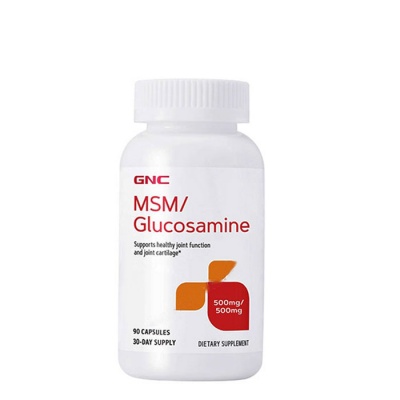 МСМ + ГЛЮКОЗАМИН капсули 90 броя / GNC MSM + GLUCOSAMINE