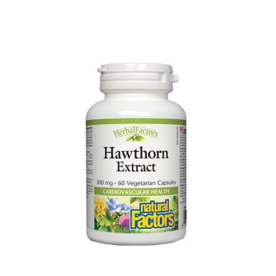 НАТУРАЛ ФАКТОРС ГЛОГ ЕКСТРАКТ капсули 465 мг. 60 броя / NATURAL FACTORS HAWTHORN EXTRACT