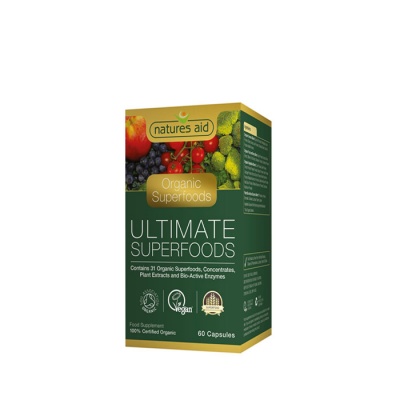 УЛТИМАТ СУПЕРФУДС капсули 60 броя / NATURES AID ULTIMATE SUPERFOODS